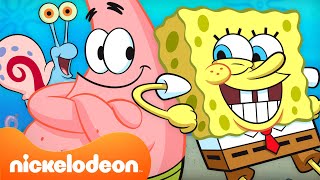 سبونج بوب | أفضل لحظات صديق مفضل لسبونج بوب على الإطلاق 🤝 | Nickelodeon Arabia