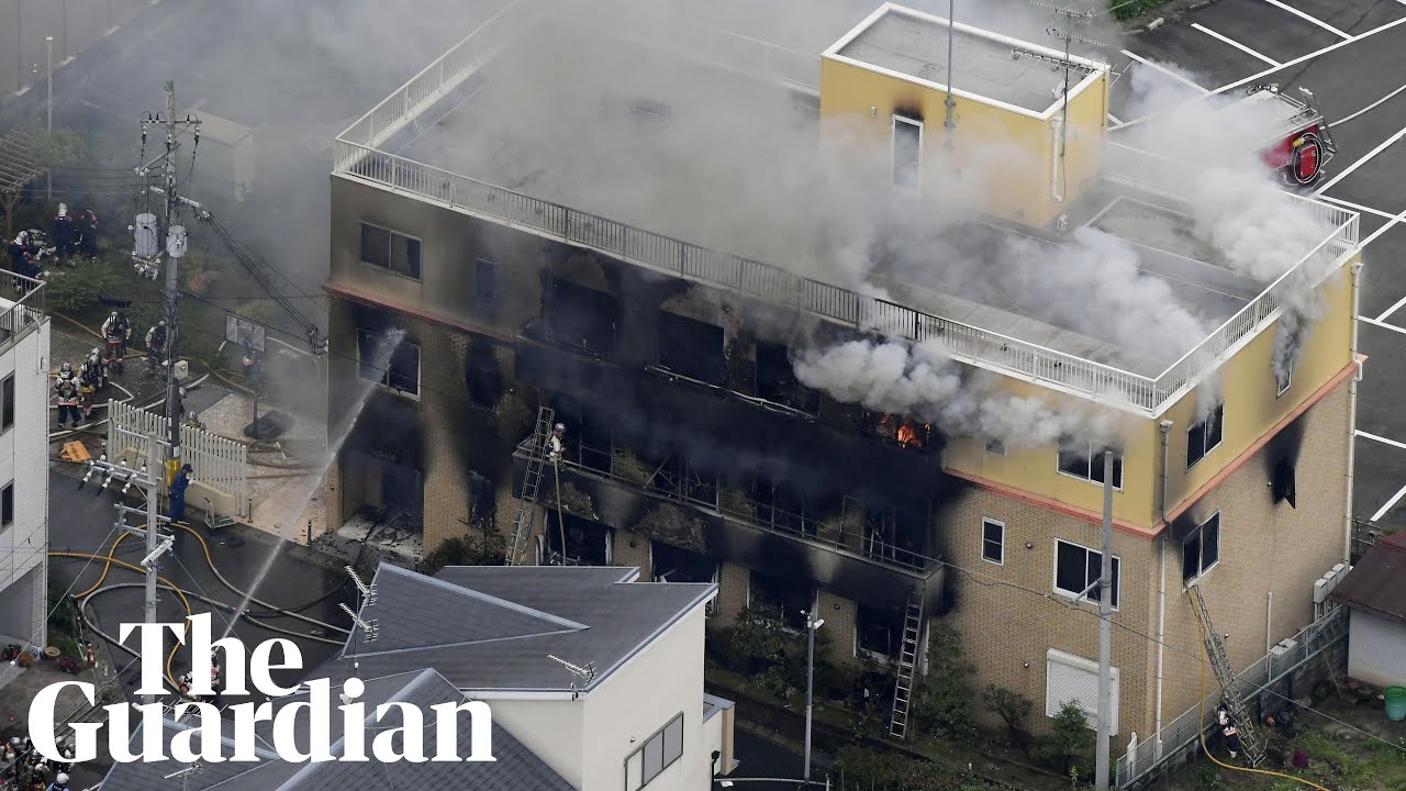 KyoAni fire arson attack at Kyoto Animation studio in Japan