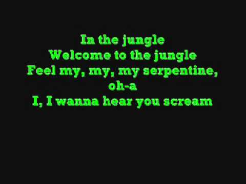 Guns N' Roses Welcome to the Jungle(Lyrics)