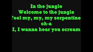 Guns N' Roses Welcome to the Jungle(Lyrics)