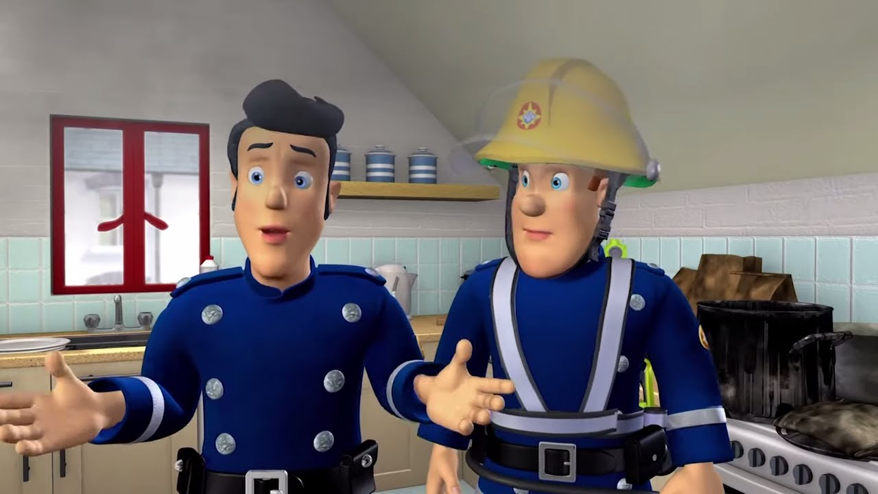 Tűz főzése! | Tűzoltó Sam ⭐️ Tűzoltó videók | Rajzfilmek gyerekeknek ...