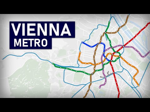 Evolution of the Vienna Metro (U-Bahn) 1898-2032