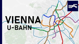 Evolution of the Vienna Metro (U-Bahn) 1898-2032 (animation)