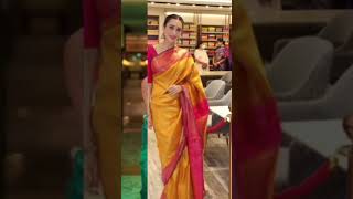 Bollywood Actress Wearing Silk Sari