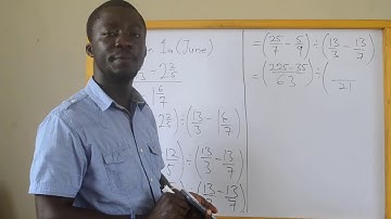 Real Number System (WASSCE June 2011 & Nov. 2011 - Core Maths) - Part 2