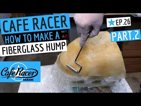 PART 2 of Cafe Racer Hump Build, Fiberglass (Fiberglass) Mould, Honda CB750 Cafe Bike Episode 26. I finishing off the foam shaping, make a fibreglass ...