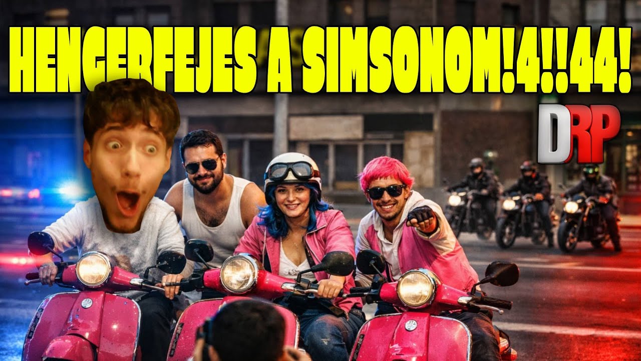 HENGERFEJES A SIMSONOM!!4!!44!!4! │ Fleeca Bankrablás │ DRP #droxen
