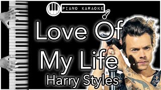 Love Of My Life - Harry Styles - Piano Karaoke Instrumental