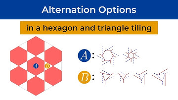 Alternating Hexagons and Triangles, an origami tessellation lesson