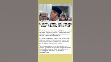 Sri Mulyani Lengser, Menkeu Baru Purbaya Janjikan Rakyat RI akan Fokus Makan Enak Daripada Demo