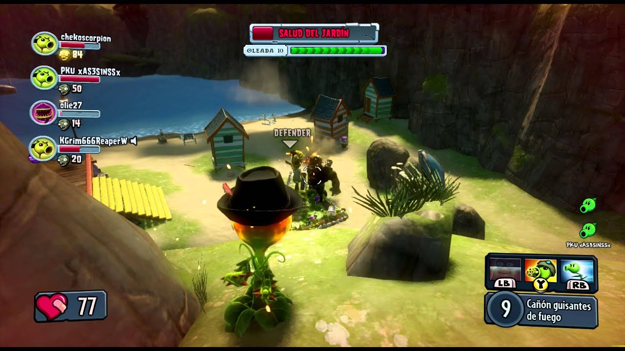 plantas vs zombies garden warfare logro loco por el jardin - YouTube