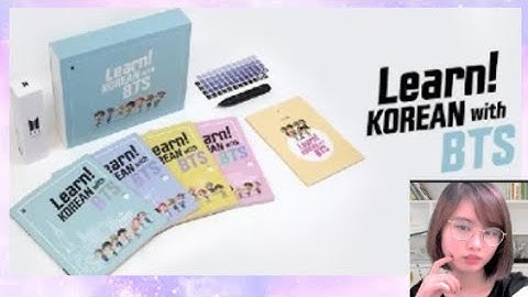 "Learn Korean with BTS" Book set Unboxing!