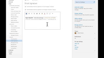 How to Update your email signature in Outlook 365