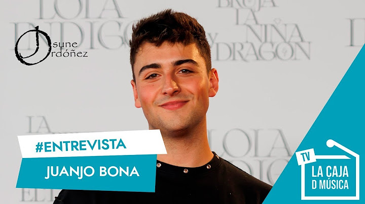 JUANJO BONA nos habla de la GIRA, futuro profesional y MASTERCHEF CELEBRITY: "ESTÁ SIENDO LOQUÍSIMO"