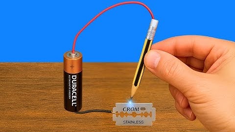 Make a Simple Pencil Welding Machine at Home with a Blade! Super Idea 😱