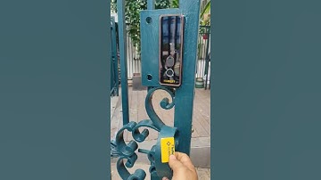 Khóa cửa có vân tay 2 mặt chống nước cho cửa cổng sắt