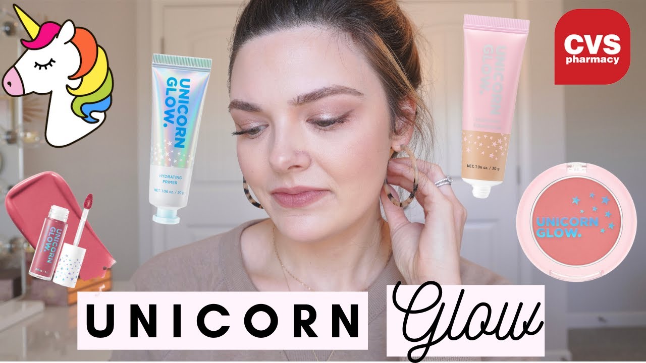 Trying NEW Unicorn Glow Makeup // New K-Beauty at CVS! 