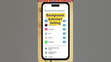 Background autostart apps kaise band kare  Android phone me