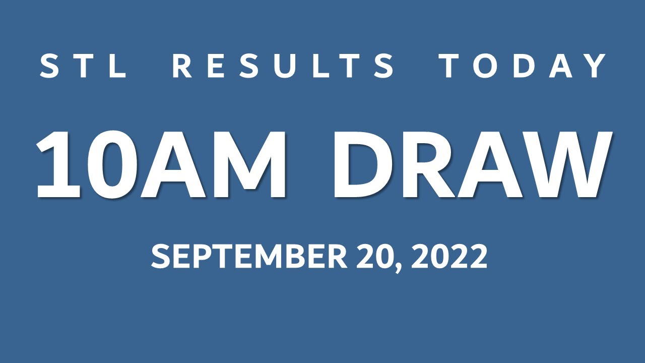 STL Result Today Mindanao 10AM Draw September 20, 2022 Visayas
