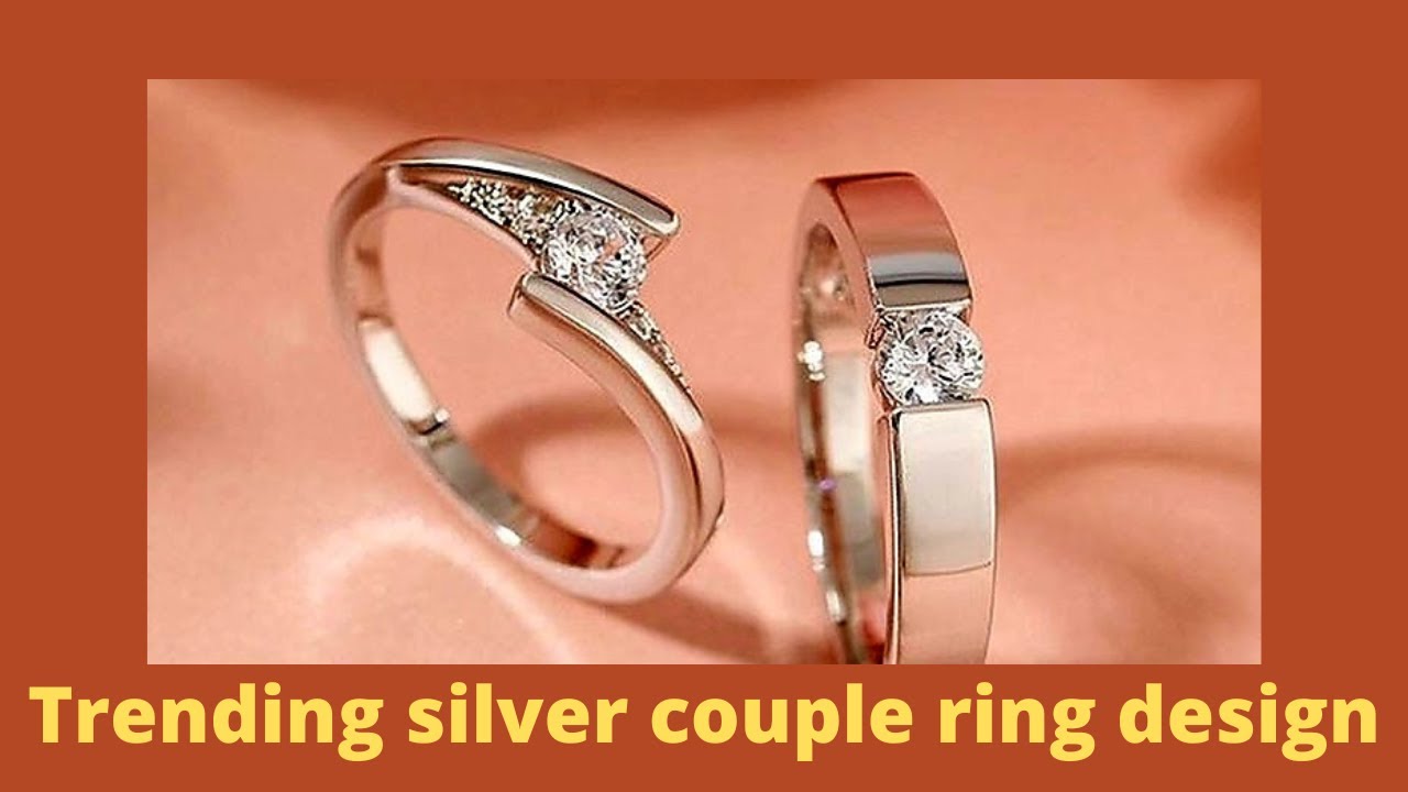 Silver Ring Designs For Couple | Pure Silver Couple Rings