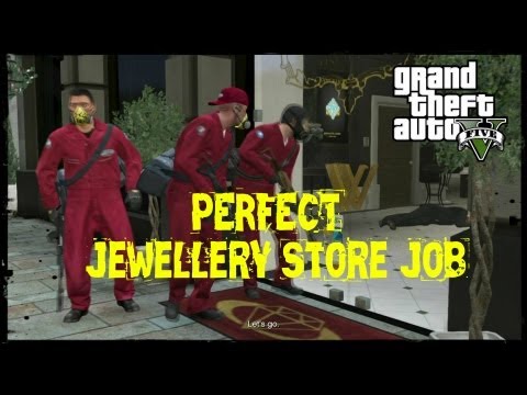 GTA V Walkthrough Mission 11 The PERFECT Jewellery Store Job 