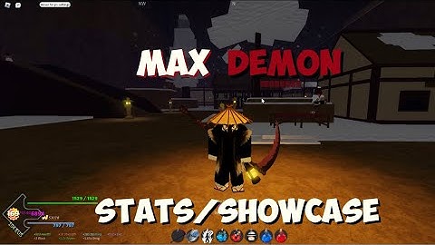 MAX LEVEL 5 DEMON SHOWCASE/ HOW TO GET [Project Slayers] UPDATE 1