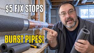 Stop Paying a Plumber — This $5 Fix Helps Keep Your Pipes From Freezing All Winter!!
