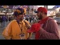 Dave The King Of Mexico Attempts To Convert Lakers Fans To The Clippers Nation