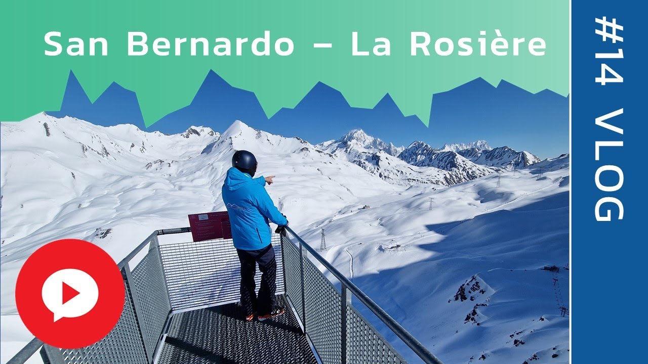 Skiën in San Bernardo - La Rosière. Een skigebied in Frankrijk en Italië | Vlog #14