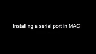 Brainboxes - Installing a serial port in MAC screenshot 2