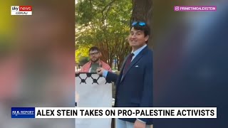 ‘These people are confused’: Alex Stein takes on pro-Palestinian activists