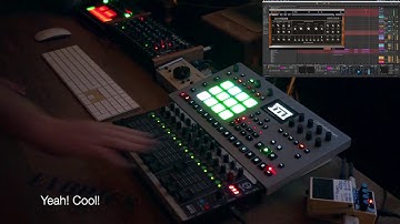 How I build a TECHNO Beat! Jamsession#3 (Elektron Rytm MK2, MFB Tanzbär, TB-3, Faderfox, Boss DD-7)