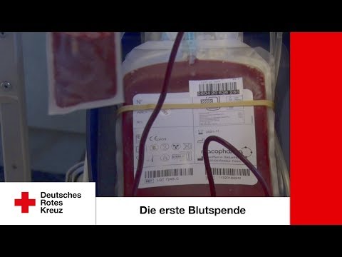 DRK - Die erste Blutspende
