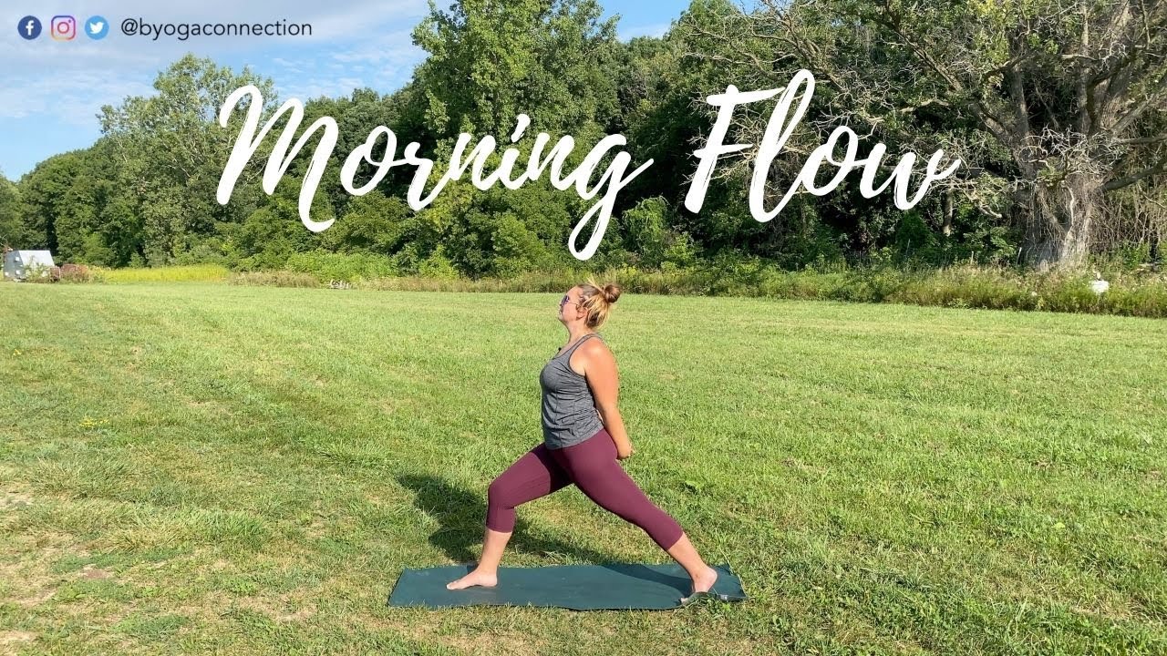 Morning Flow - Easy Stretch to Start Your Day | Energy Medicine Yoga | 9 Minutes