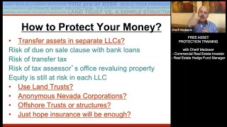 Equity Stripping - Cherif Medawar's Asset Protection & Estate Planning Training - Save Your Assets Wealth