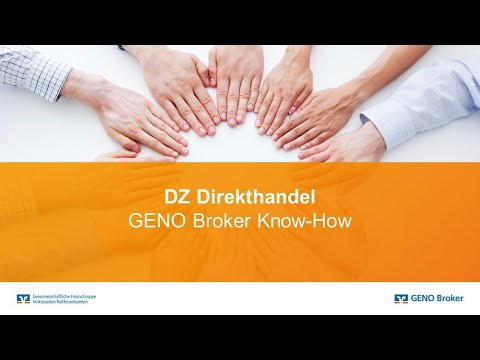 DZ Direkthandel - GENO Broker Know-How