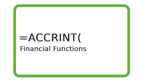 interest calculation microsoft excel advance formula | AccRint Function by expert in skill