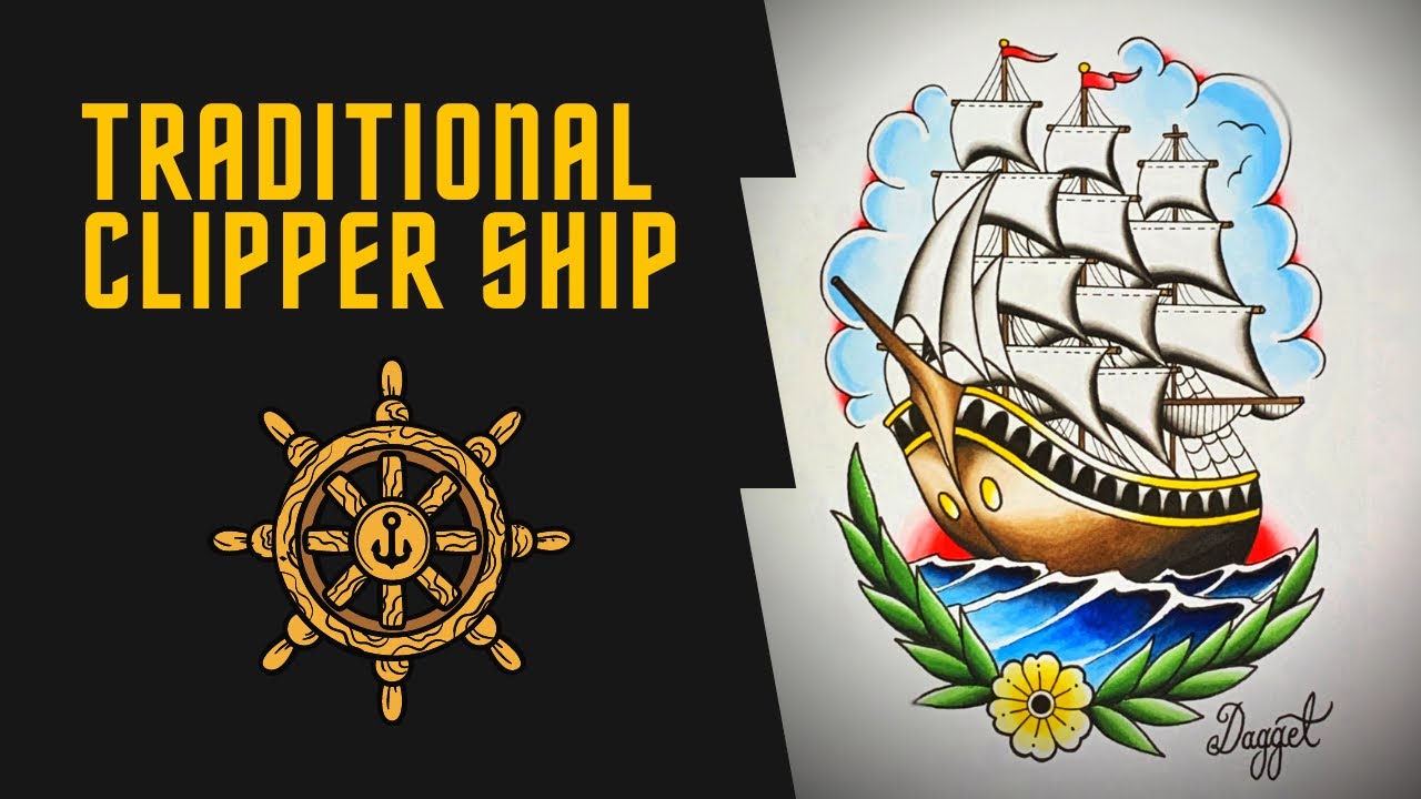 Buy Ship Tattoo Print Online In India - Etsy India