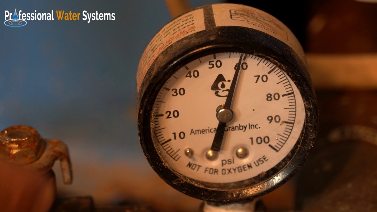 Water Tank Pressure Gauge - YouTube