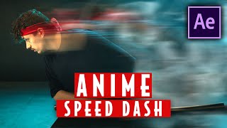 SUPER SPEED Dash effect inspired by ANIME (Adobe After Effects)