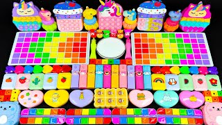 Slime Mixing Random ASMR 🌈 Mixing Rainbow Unicon Pony & Glitter into Slime Mixing Random 만족스러운