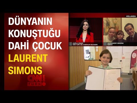 9 yaşında üniversite mezunu olacak dahi çocuk Laurent Simons CNN TÜRK'e konuştu