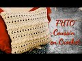 Tutoriel coussin dcoratif en crochet  tracy m crochet