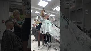 Male Haircut by Beautiful Barberette