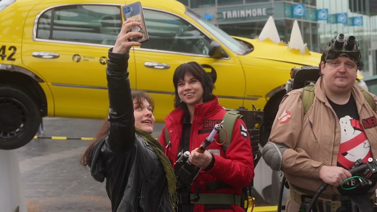Ghostbusters Frozen Empire op Stationsplein Utrecht