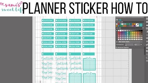 HOW TO MAKE PLANNER STICKERS TUTORIAL | Makselife Stickers Silhouette Cameo Print & Cut Vlogmas Day3