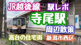 2023年7月31日 JR越後線の寺尾駅を散策してみました 駅レポ 新潟市西区 住宅街の駅