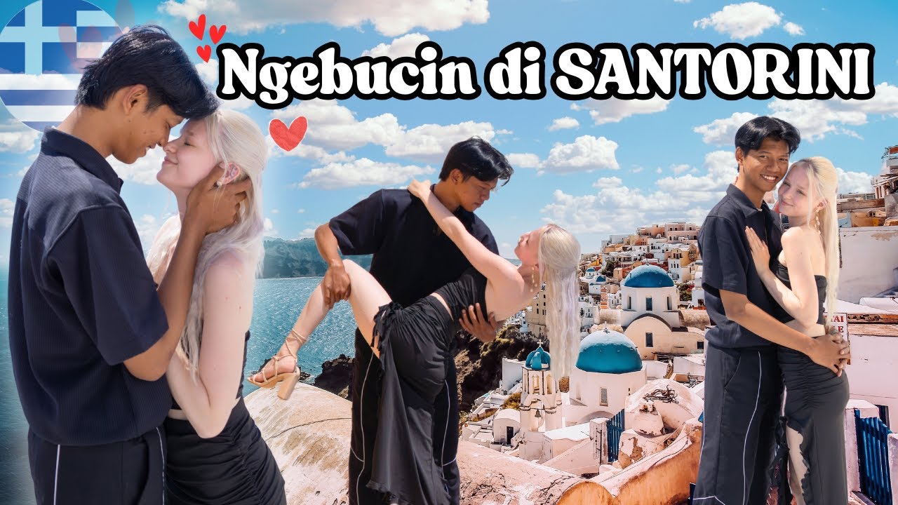 NGEBUCIN DI SANTORINI❤️ PULAU CANTIK YANG ADA DI YUNANI  , BAGUS BANGET PULAU NYA