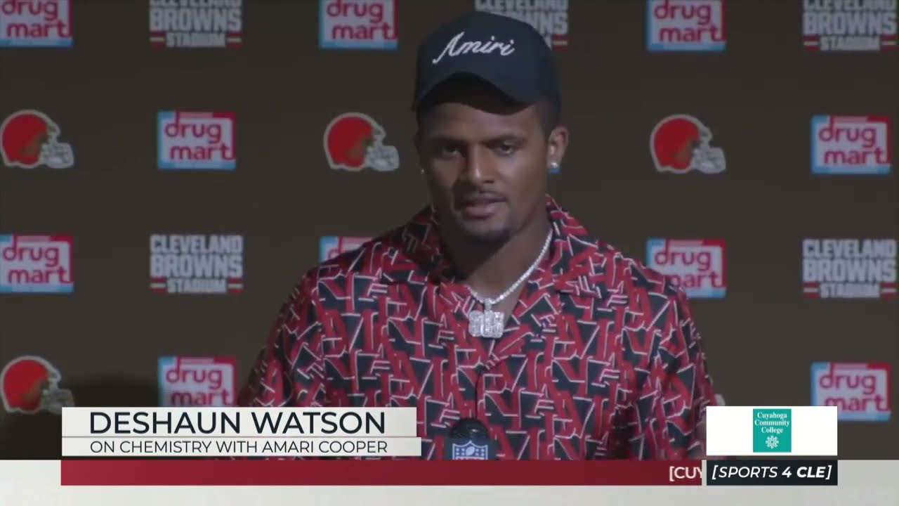 Deshaun Watson on the Chemistry Between Him & Browns WR Amari Cooper - Sports4CLE, 9/25/23