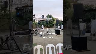 RCF 915A Fir Phase with RCF Sub full Set up with BEAMs and Lasers